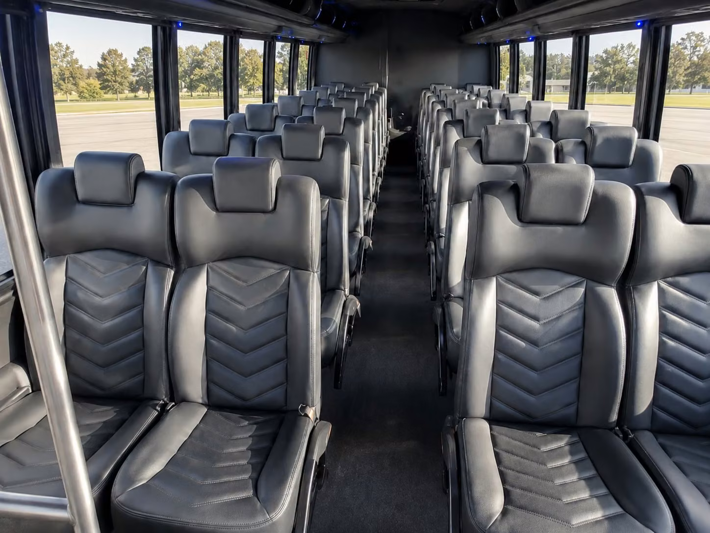 18 passenger minibus interior