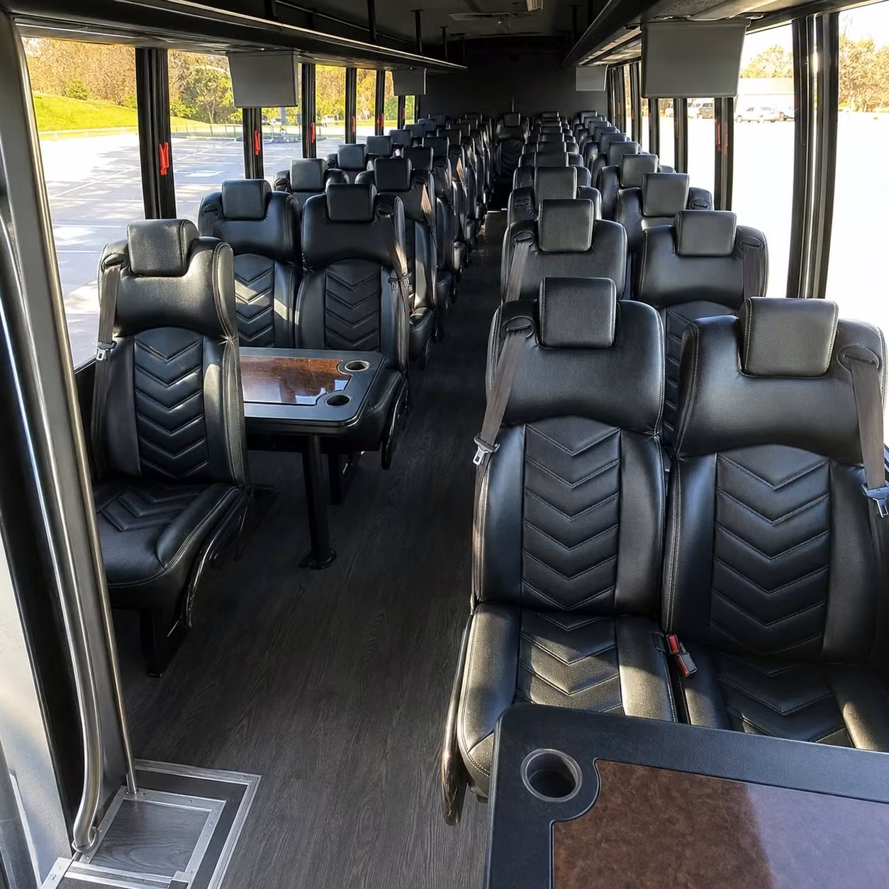 28 passenger minibus inside
