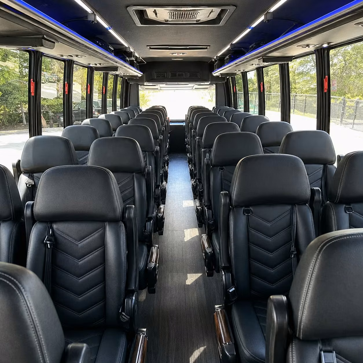 30 passenger minibus inside