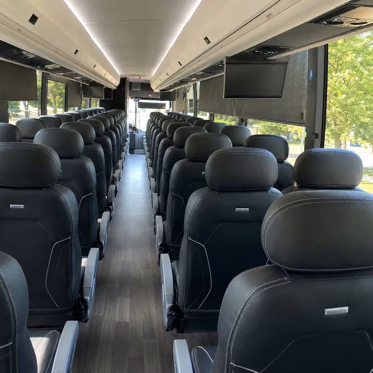 nashua charter bus rental inside