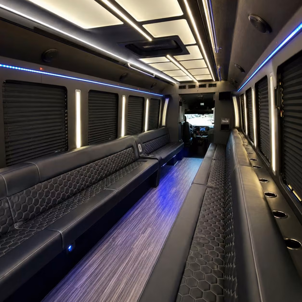 party bus interior