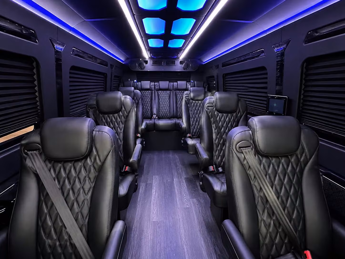 sprinter van with driver interior